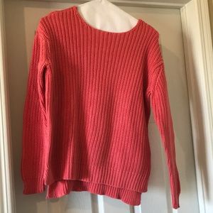 Coral sweater